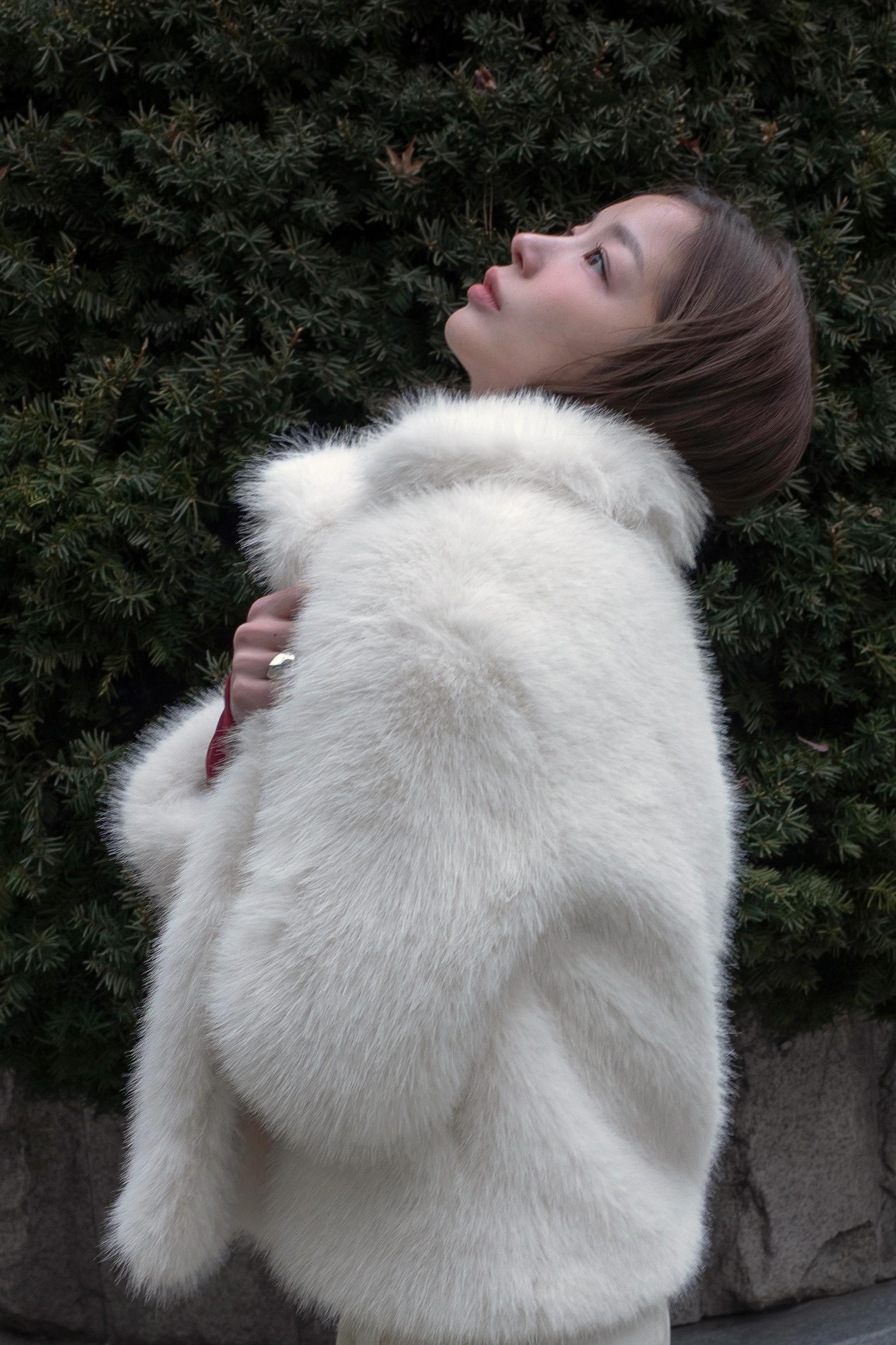 ZARA ファーコート ショートジャケット 4360/240/712 サイズS 国内完売 ZARA フェイクファーコート ショートジャケット 4360