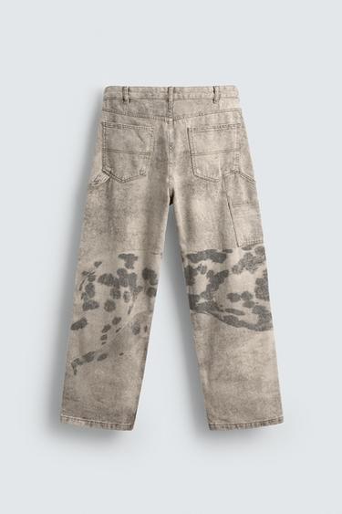 PANTALON DE CHARPENTIER IMPRIMÉ DALMATIEN - 024 de Zara - Image 6