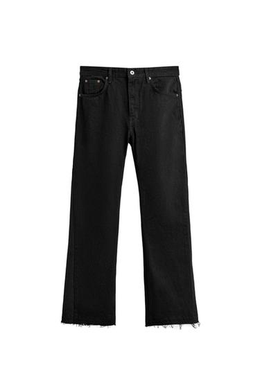 JEANS FLARE FIT - Negro de Zara