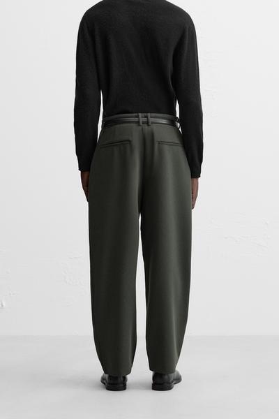 RELAXED FIT PİLİLİ PANTOLON_2