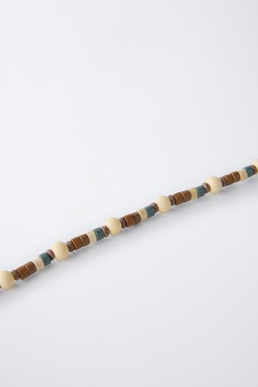 2-PACK OF WOODEN NECKLACES - Sea green by Zara - Image 2