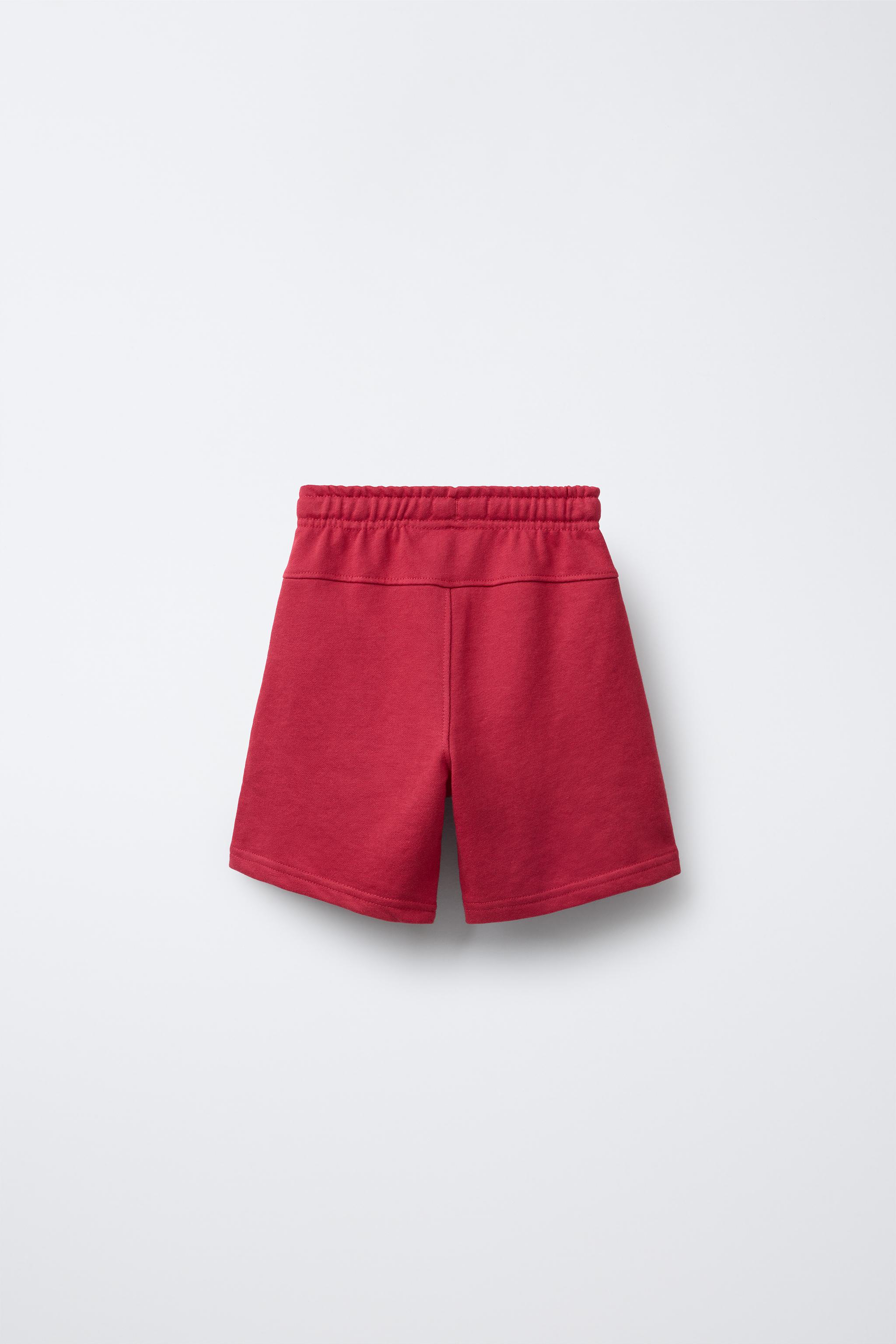 ZARA フロッキー加工バミューダパンツ カーペンターポケットバミューダパンツ - グリーン | ZARA Japan