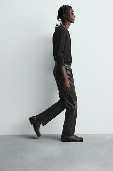 PANTALON STRAIGHT FIT - Noir de Zara - Image 5