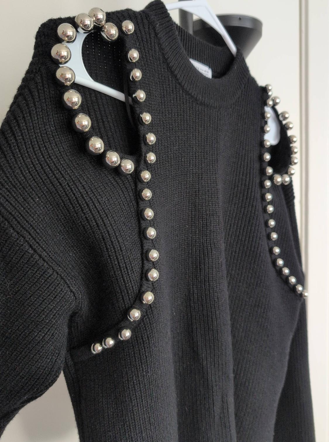 BALL TRIM KNIT SWEATER - Image 4