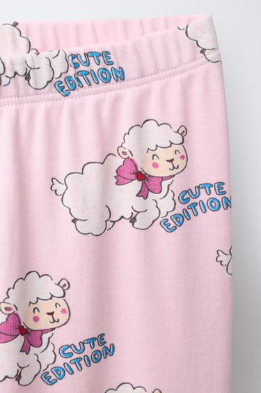 2-6 YEARS/ LAMB PRINT PYJAMAS - Pink by Zara - Image 6