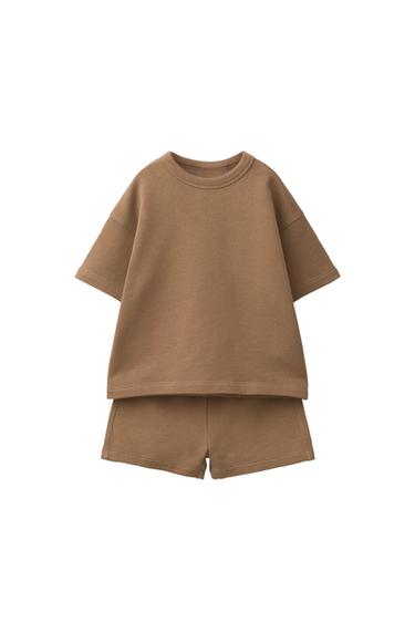 OINARRIZKO JOGGING KONJUNTUA - Karamelu kolorea, Zara-rena