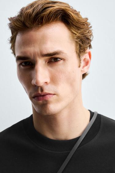 Zara 科技雙面布運動衫 - 黑色