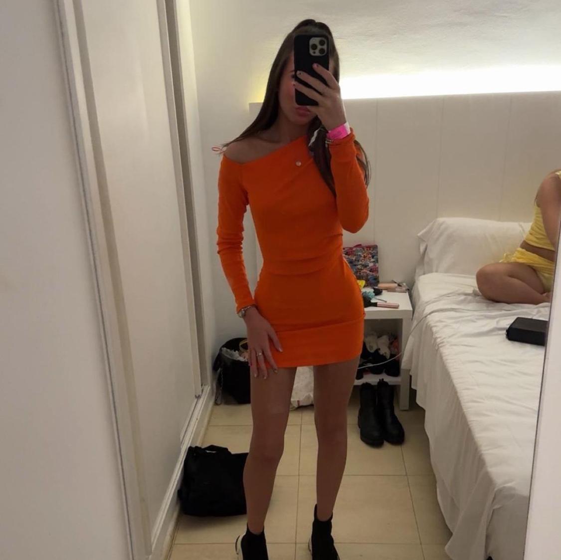 ASYMMETRIC DRAPED DRESS - Image 5