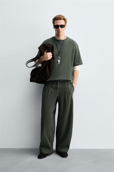 BEAD DETAIL SWEATSHIRT - Mid-green by Zara