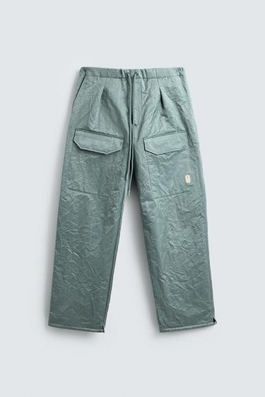 SR_A TECHNICAL CARGO TROUSERS - Aquamarine by Zara