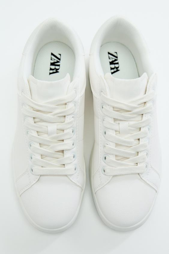 Zara Man - Sapatenis branco e cinza