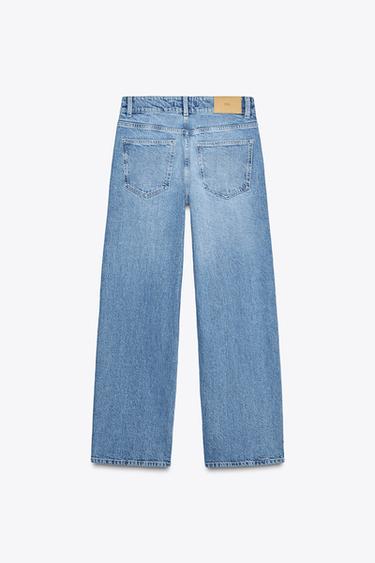 JEAN Z1975 DROIT TAILLE HAUTE LONGUEUR 7/8 - Bleu moyen de Zara - Image 8