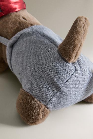 PELUCHE ENFANT CHIEN TECKEL AVIATEUR - Multicolore de Zara - Image 4
