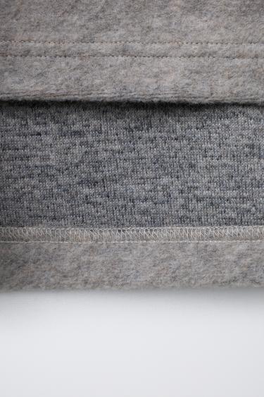 SWEAT ZIPPÉ SOFT - Beige chiné de Zara - Image 3