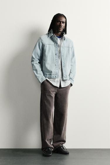 BASIC DENIM JACKET - Light blue by Zara