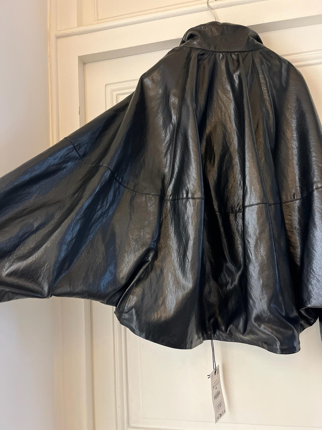 ΜΠΟΥΦΑΝ BOMBER ΜΕ ΥΦΗ ΔΕΡΜΑΤΟΣ ZW COLLECTION - Image 7