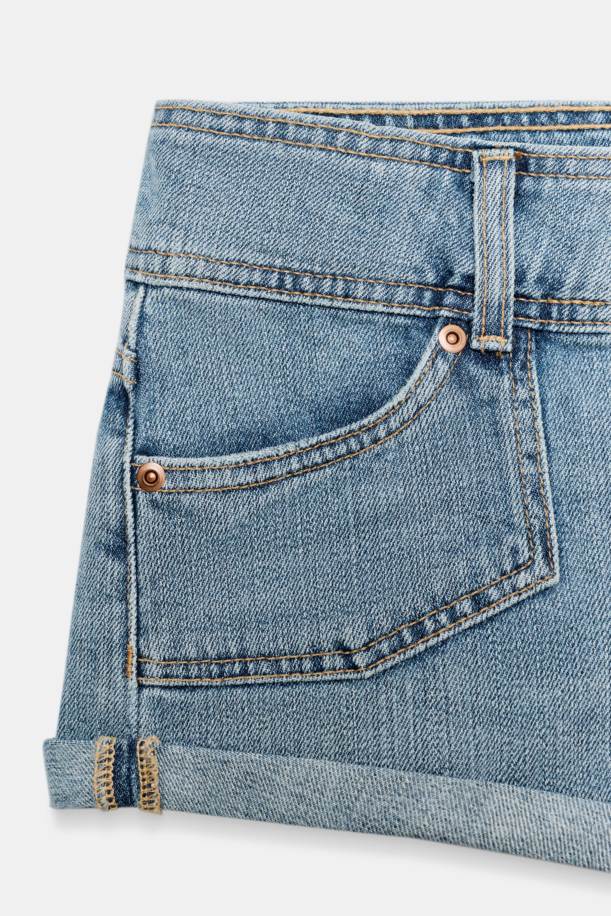 TRF MINI DENIM POCKET SHORTS
