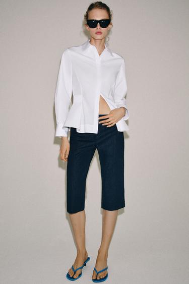 POPELINAZKO ALKANDORA, PEPLUM, ZW COLLECTION - Zuria, Zara-rena