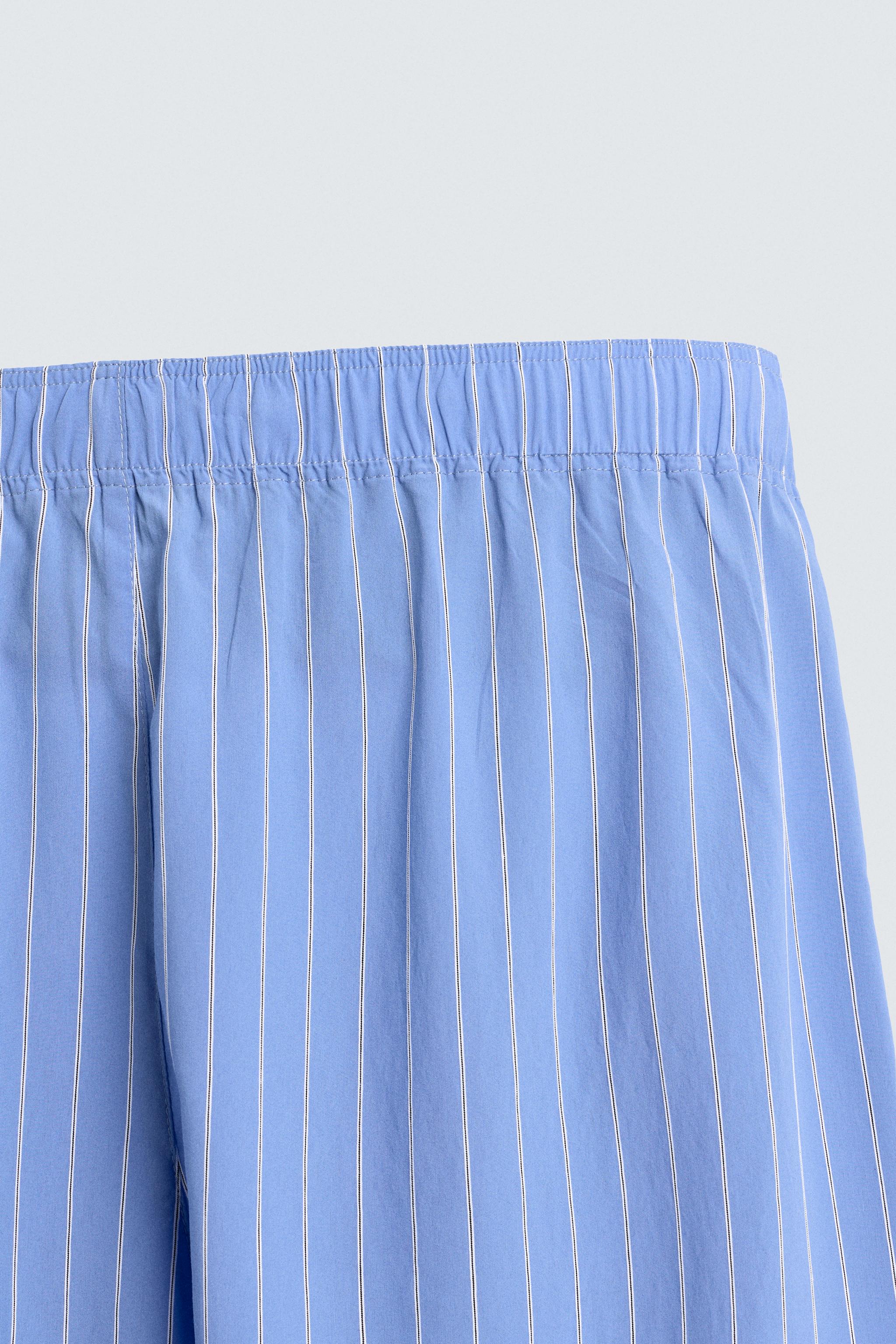 REGULAR FIT STRIPED PANTS