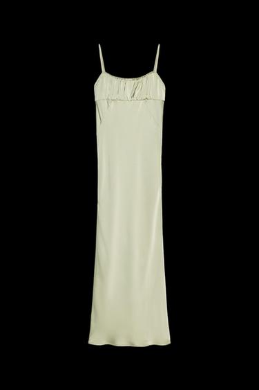 SATIN SLIP DRESS - Mint by Zara - Image 0