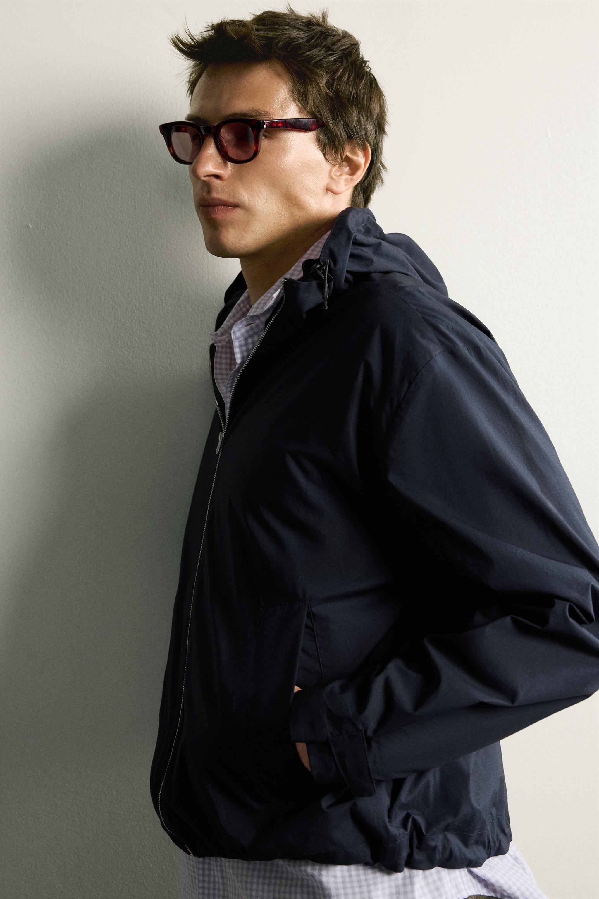 Мужские куртки Zara LIGHTWEIGHT REGULAR FIT POPLIN JACKET — фото 6
