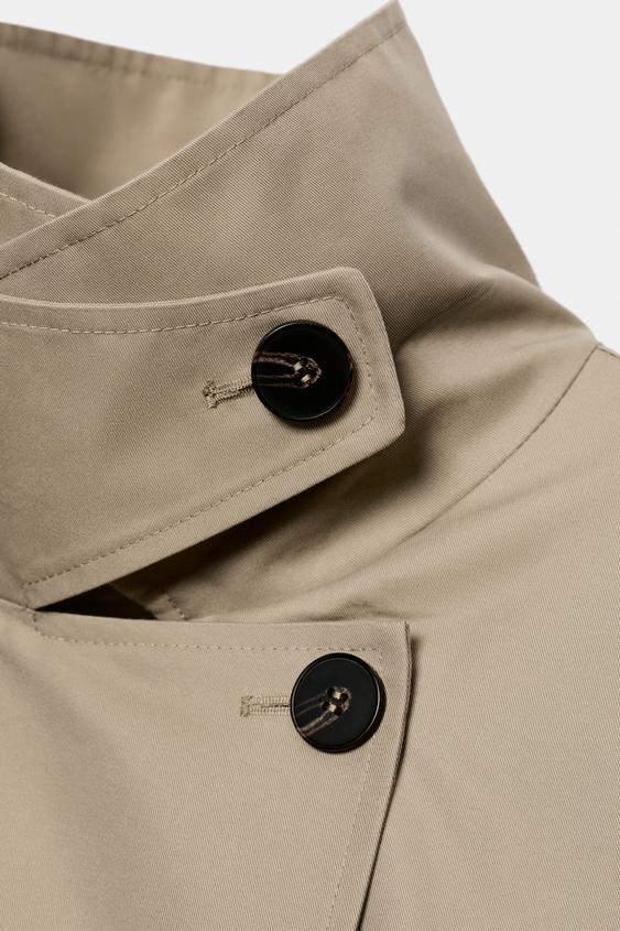TRENCH À CEINTURE WATER REPELLENT - Marron clair de Zara - Image 11