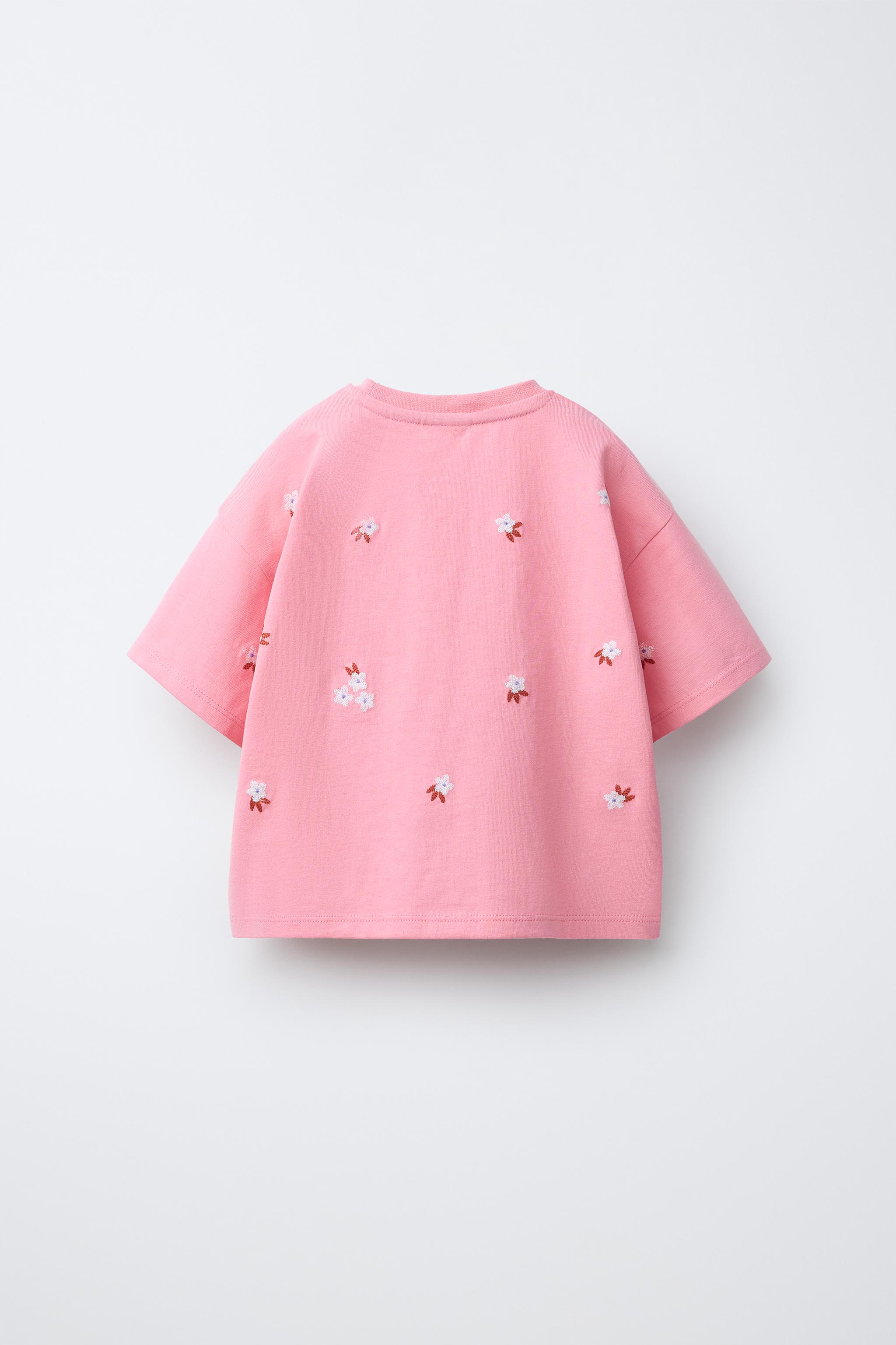 EMBROIDERED FLORAL T-SHIRT