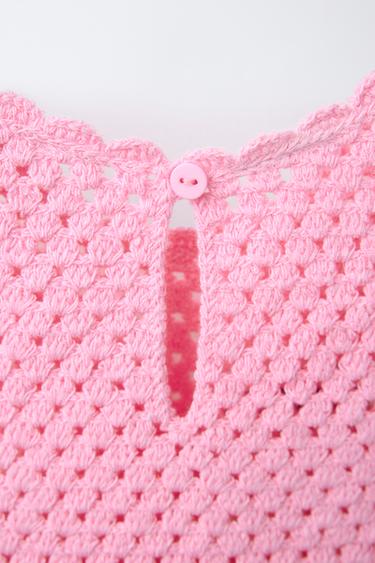 TOP EN CROCHET MOTIFS MARINS - Rose de Zara - Image 3