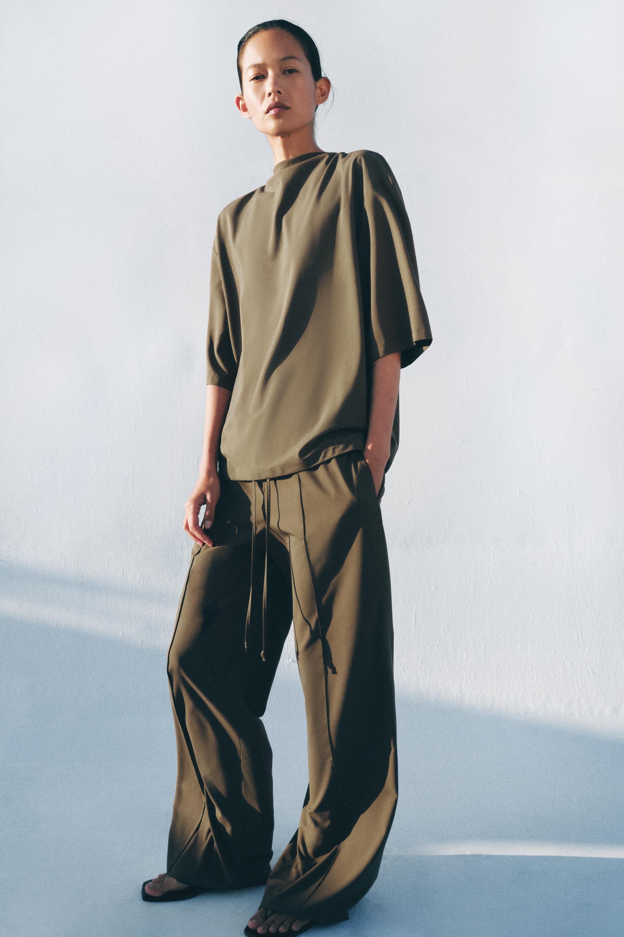 ZW COLLECTION FLOWY SHORT SLEEVE TOP