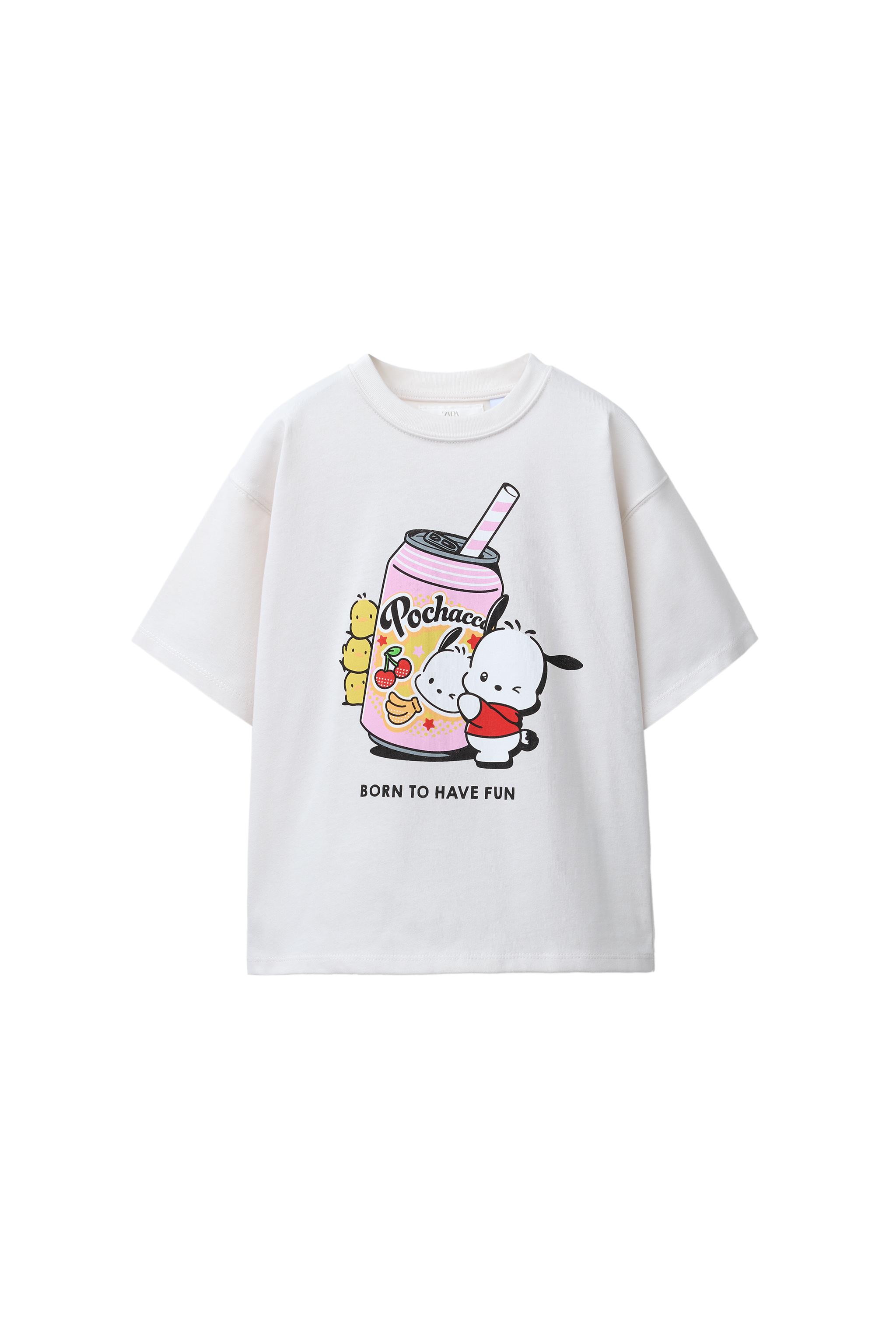 CAMISETA POCHACCO © SANRIO - Gelo | ZARA Brasil