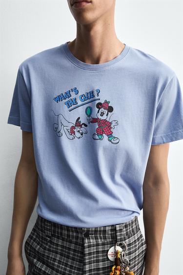 T-SHIRT MICKEY + PLUTO HARRY LAMBERT FOR ZARA X DISNEY - Bleu ciel de Zara - Image 5