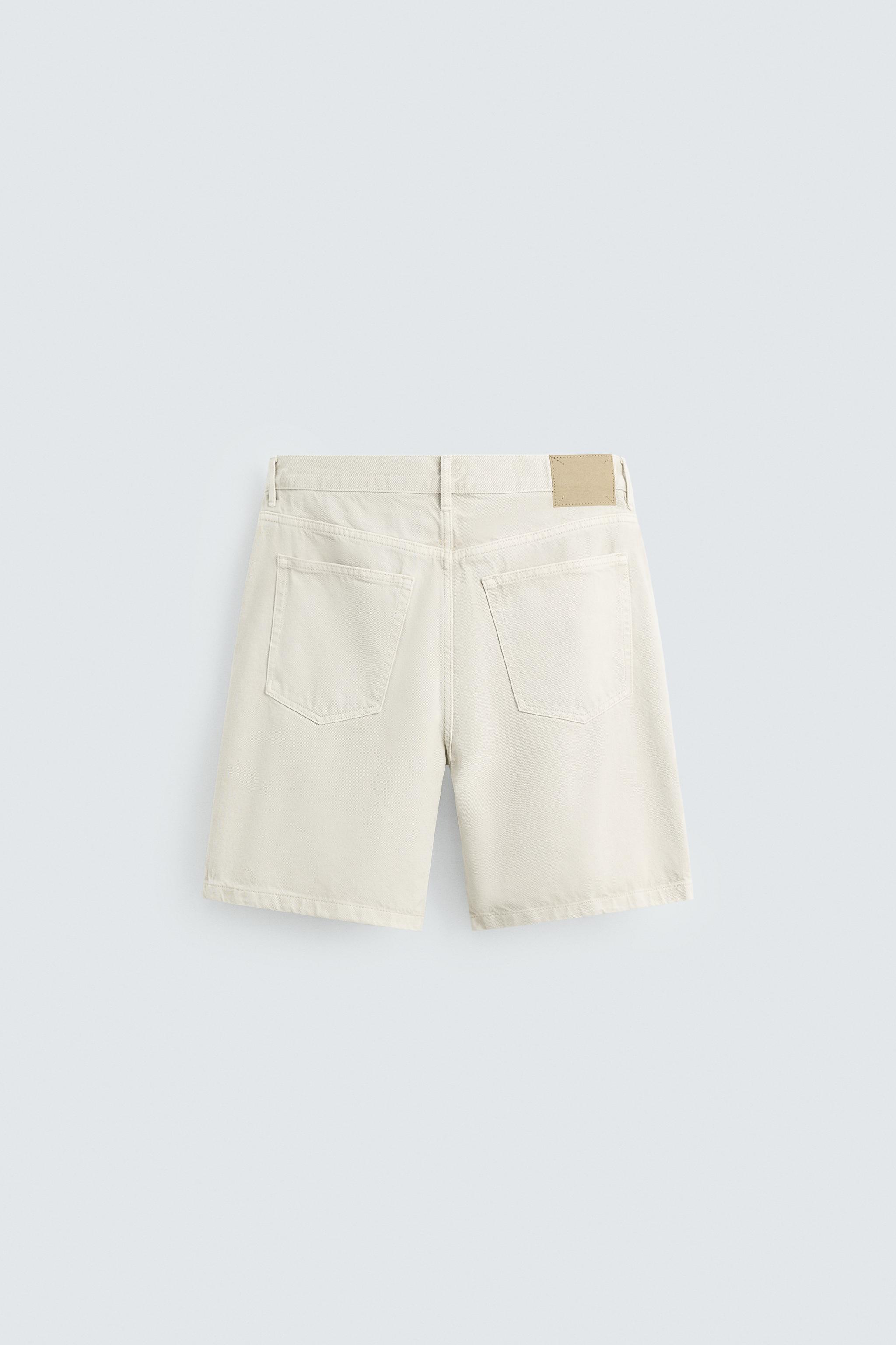 REGULAR FIT DENIM SHORTS