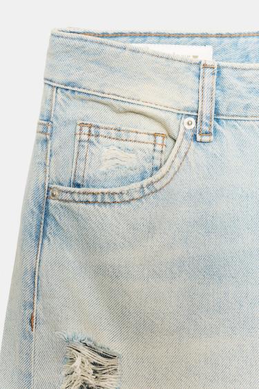 JEAN TRF BAGGY TAILLE NORMALE - Bleu clair de Zara - Image 4