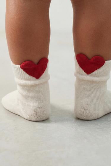 HEART SOCKS - Ecru by Zara - Image 5