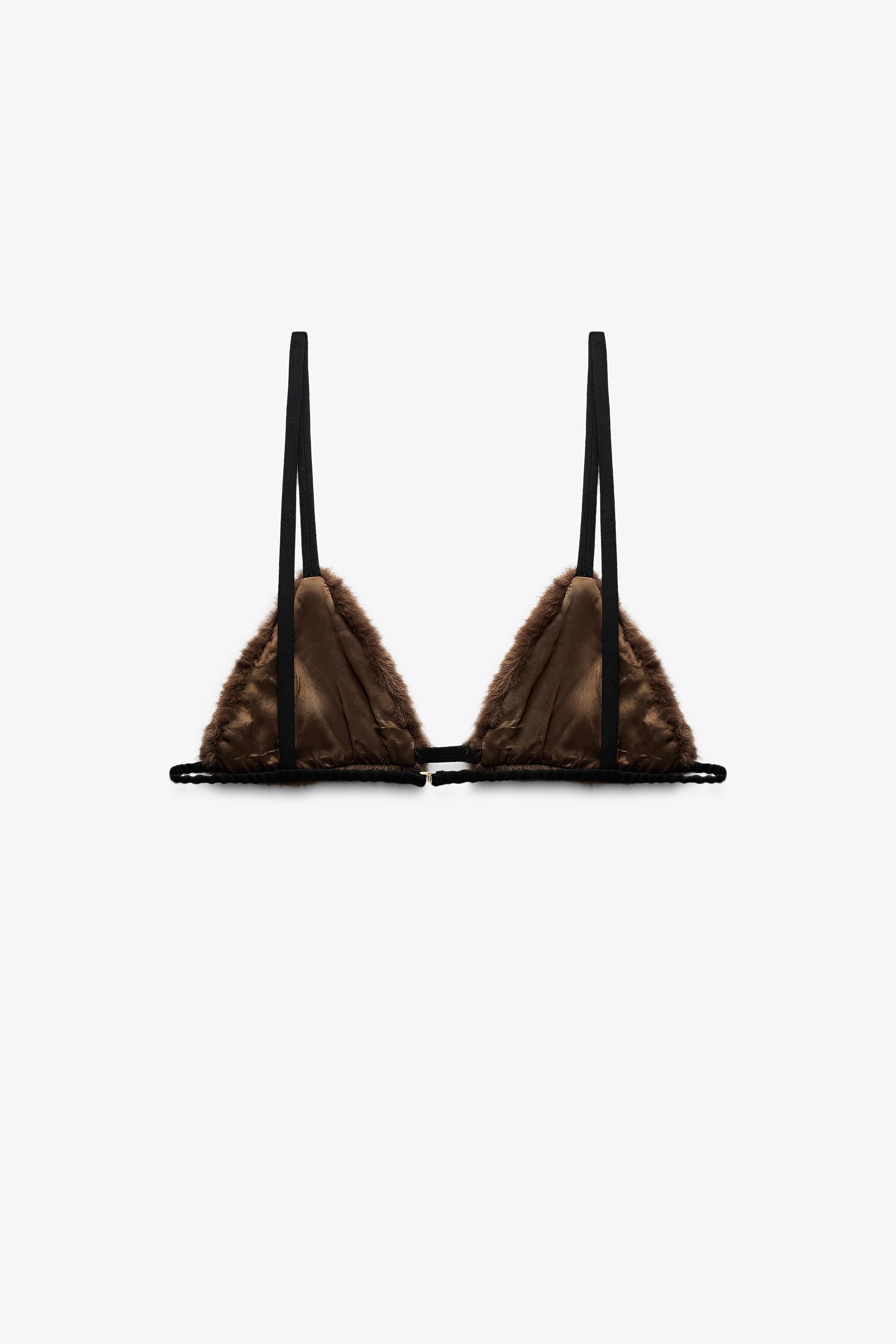 BRASSIÈRE EFFET FOURRURE ÉDITION LIMITÉE