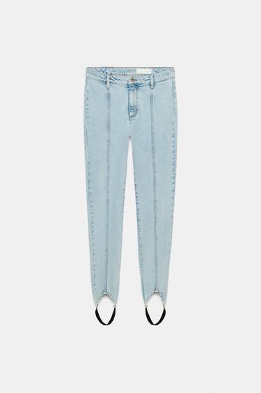 JEANS FUSEAU ZW COLLECTION - Azul de Zara - Imagen 0
