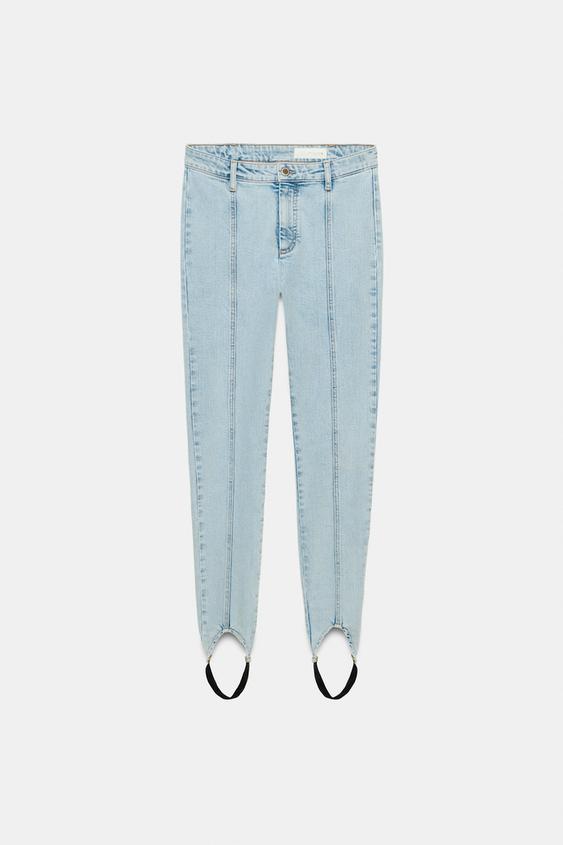 JEANS FUSEAU ZW COLLECTION - Azul de Zara - Imagen 0