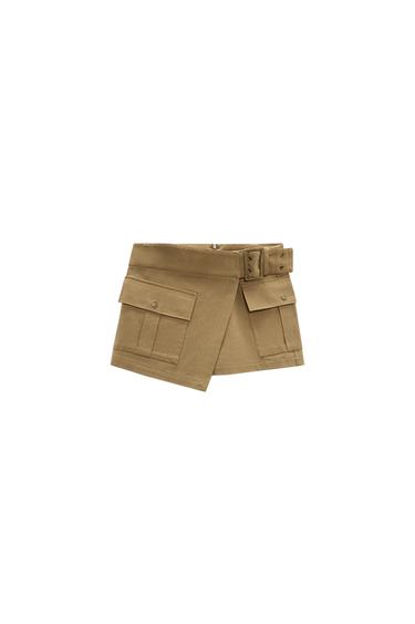 BELTED CARGO SHORTS