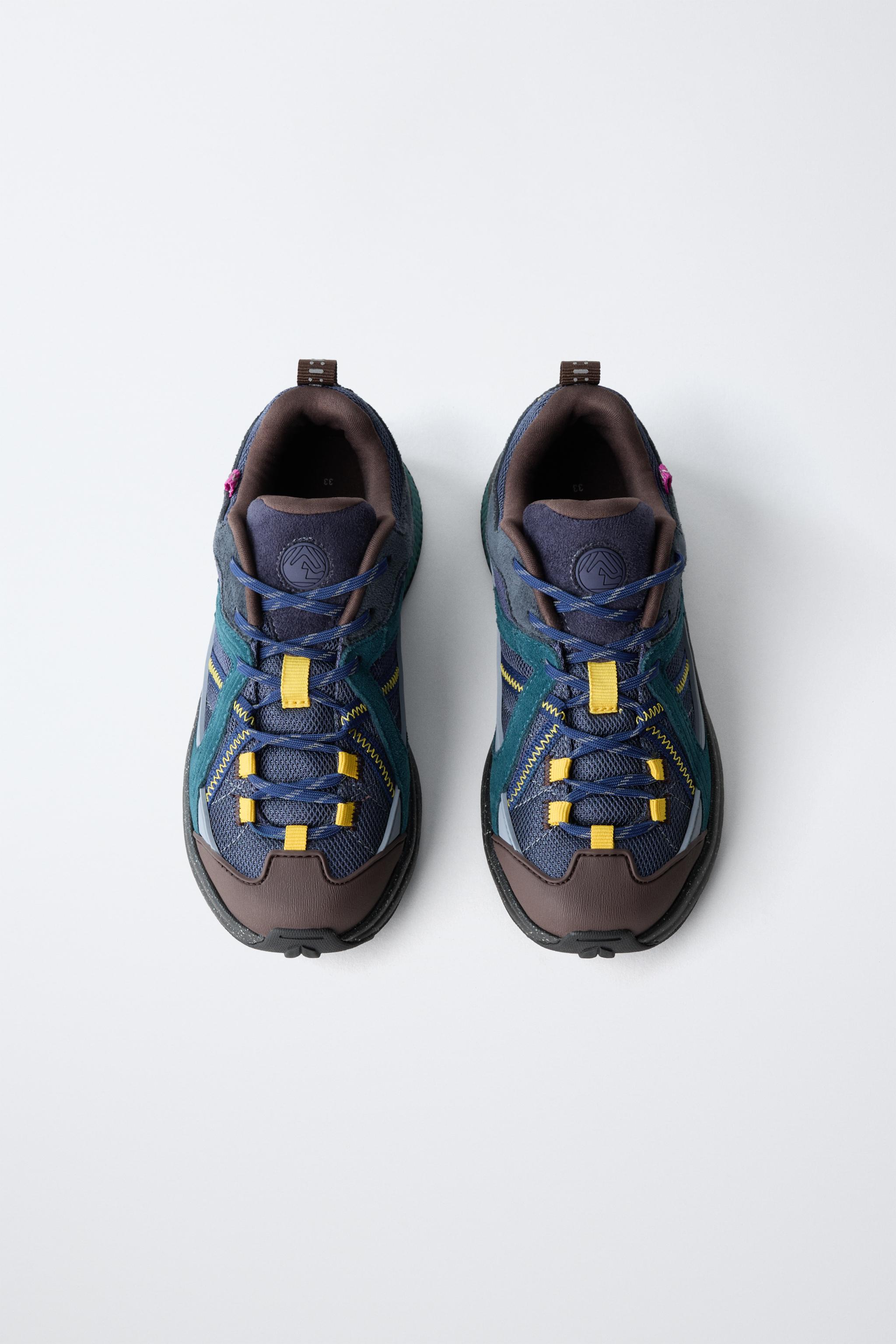 Детские кроссовки Zara MULTI-PANEL SNEAKERS — фото 5