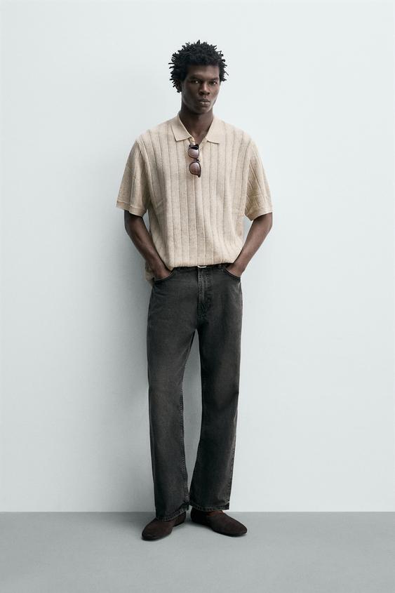 RIB KNIT POLO SHIRT from Zara - $59.90