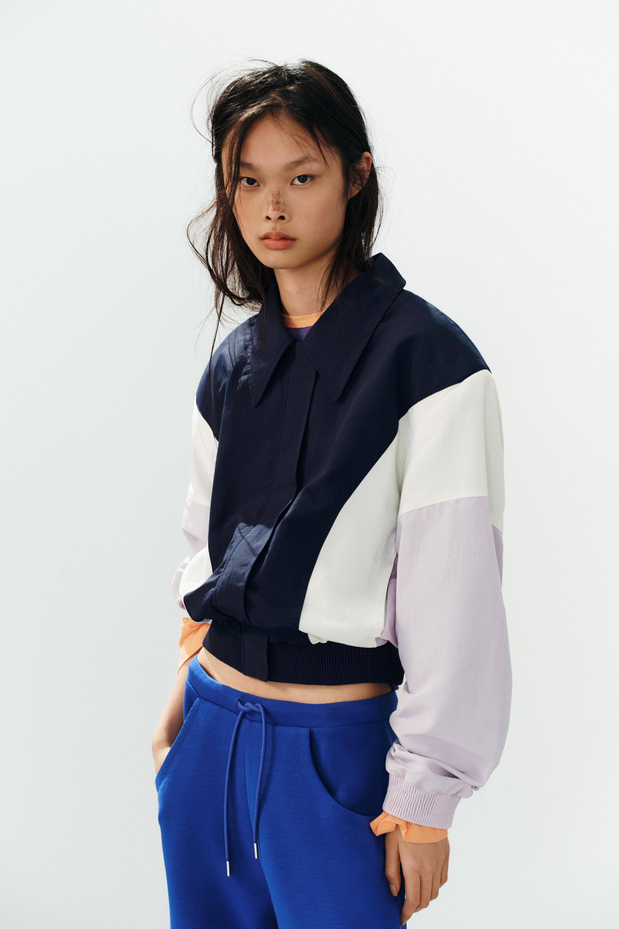 Zara Çan Paça İnterlok Pantolon görsel 4