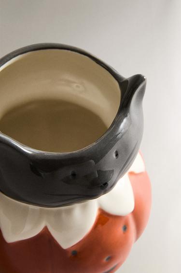 TASSE CÉRAMIQUE ENFANT CHAT HALLOWEEN - Gris de Zara - Image 3