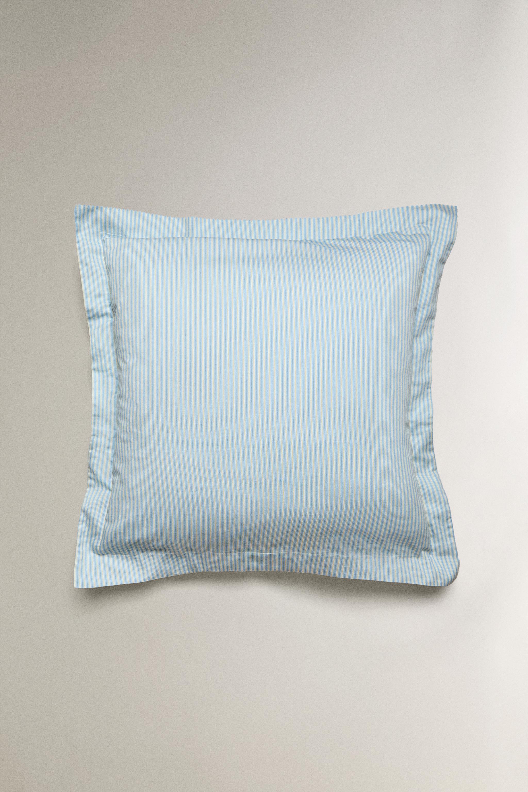 FADED STRIPED SATEEN PILLOWCASE (300 THREAD COUNT)