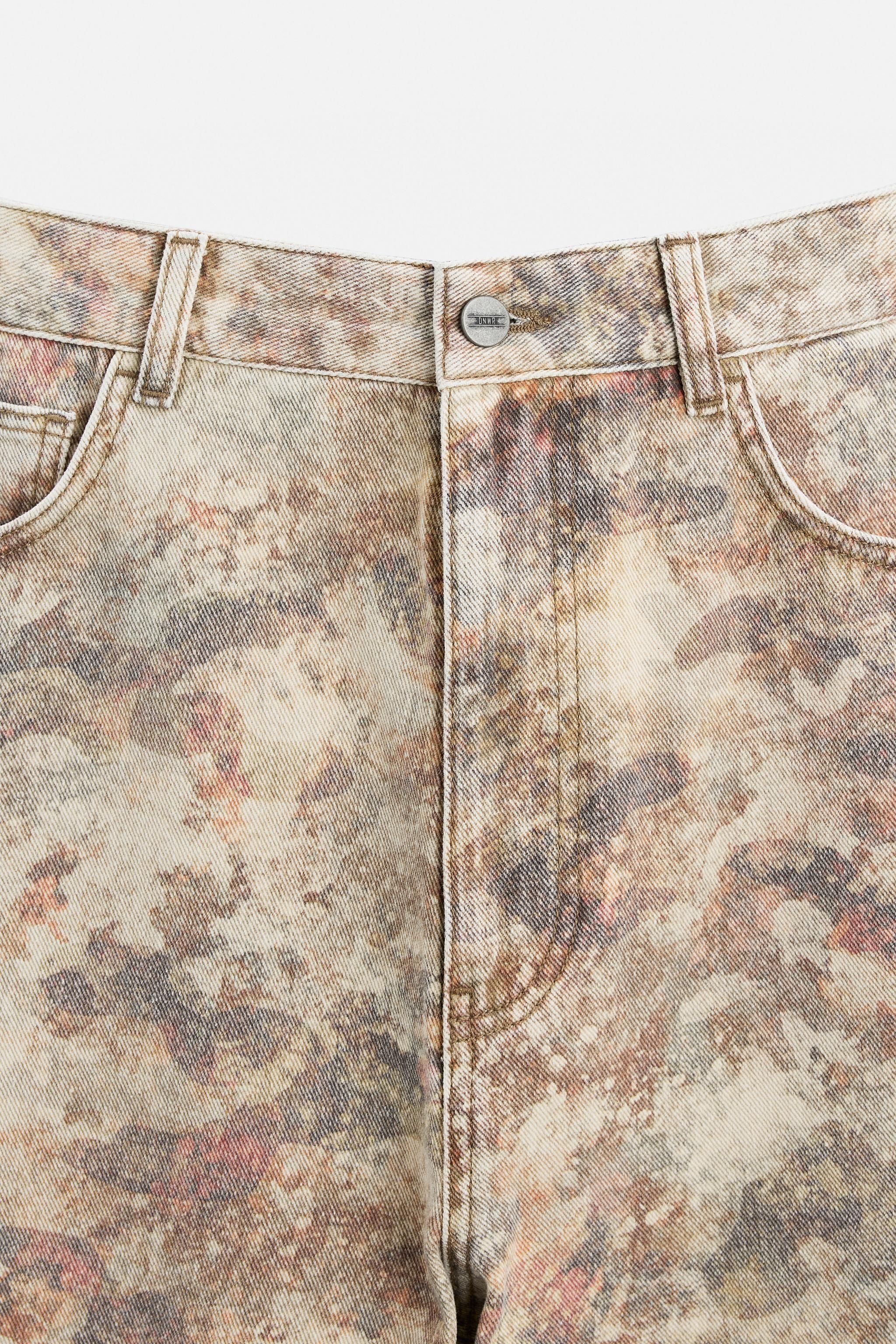 ★ドイツ発*ZARA*新作*アブストラクトプリントパンツ/H★ ☆ドイツ発*ZARA*新作*アブストラクトプリントパンツ/BH☆