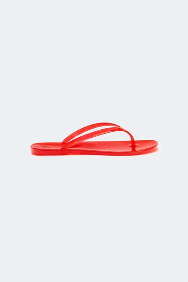 SANDALES PLATES JELLY LIMITED EDITION - Orange de Zara - Image 5