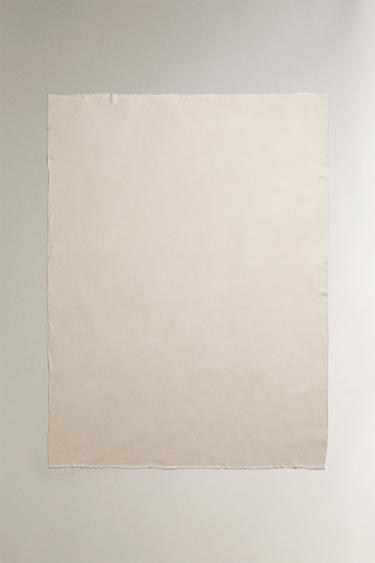 DECKE GEOMETRISCHES MUSTER - Hellbeige von Zara