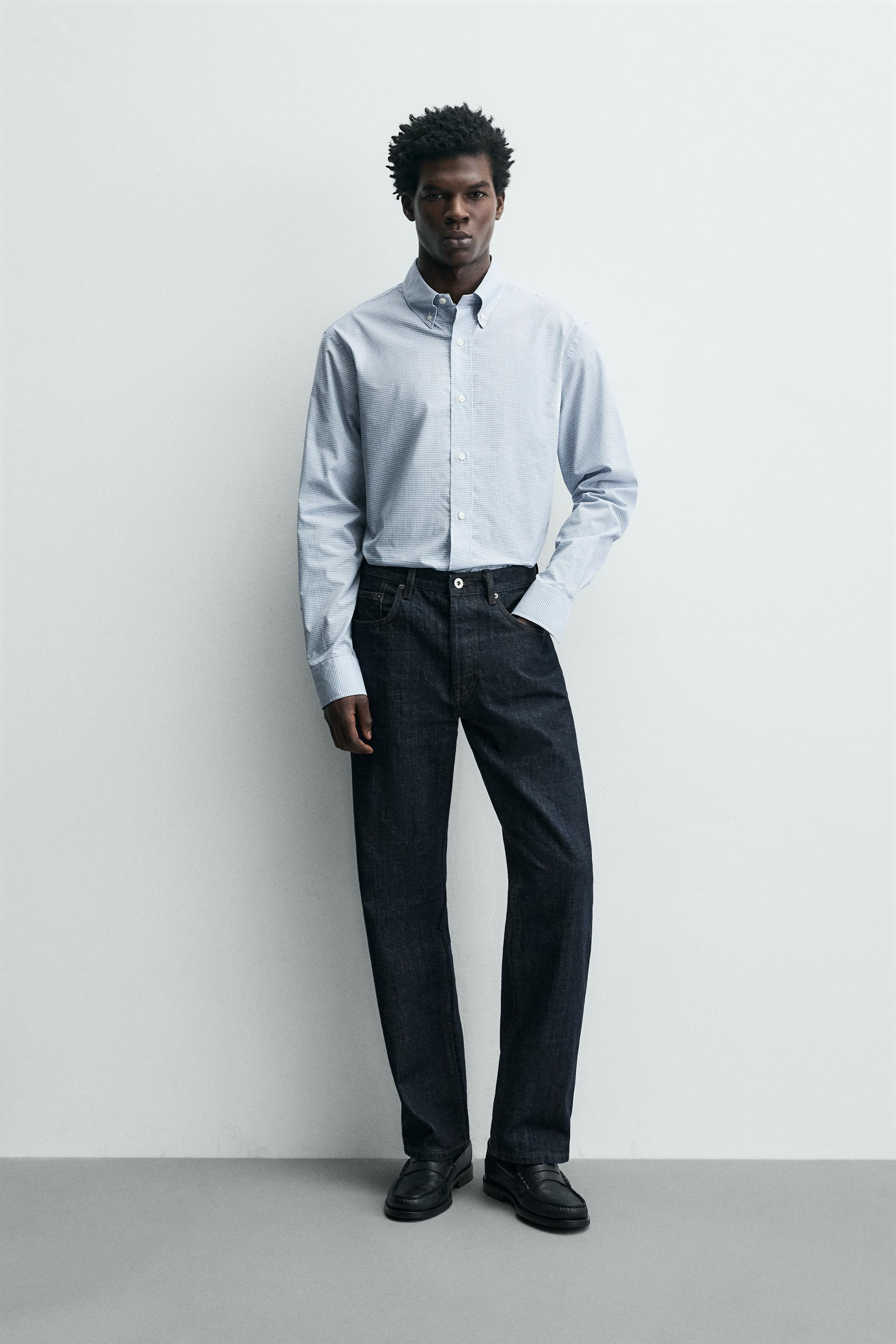 CHEMISE REGULAR FIT CARREAUX