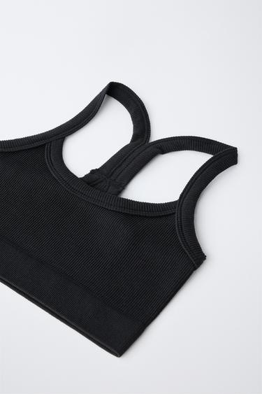 8-14 YEARS/ TWO-PACK OF SEAMLESS TOPS - Black by Zara - Image 1