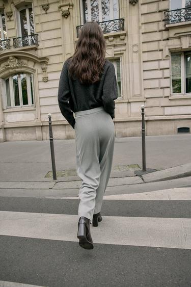 PULL EN MAILLE AU TOUCHER DOUX - Marengo chiné de Zara - Image 1