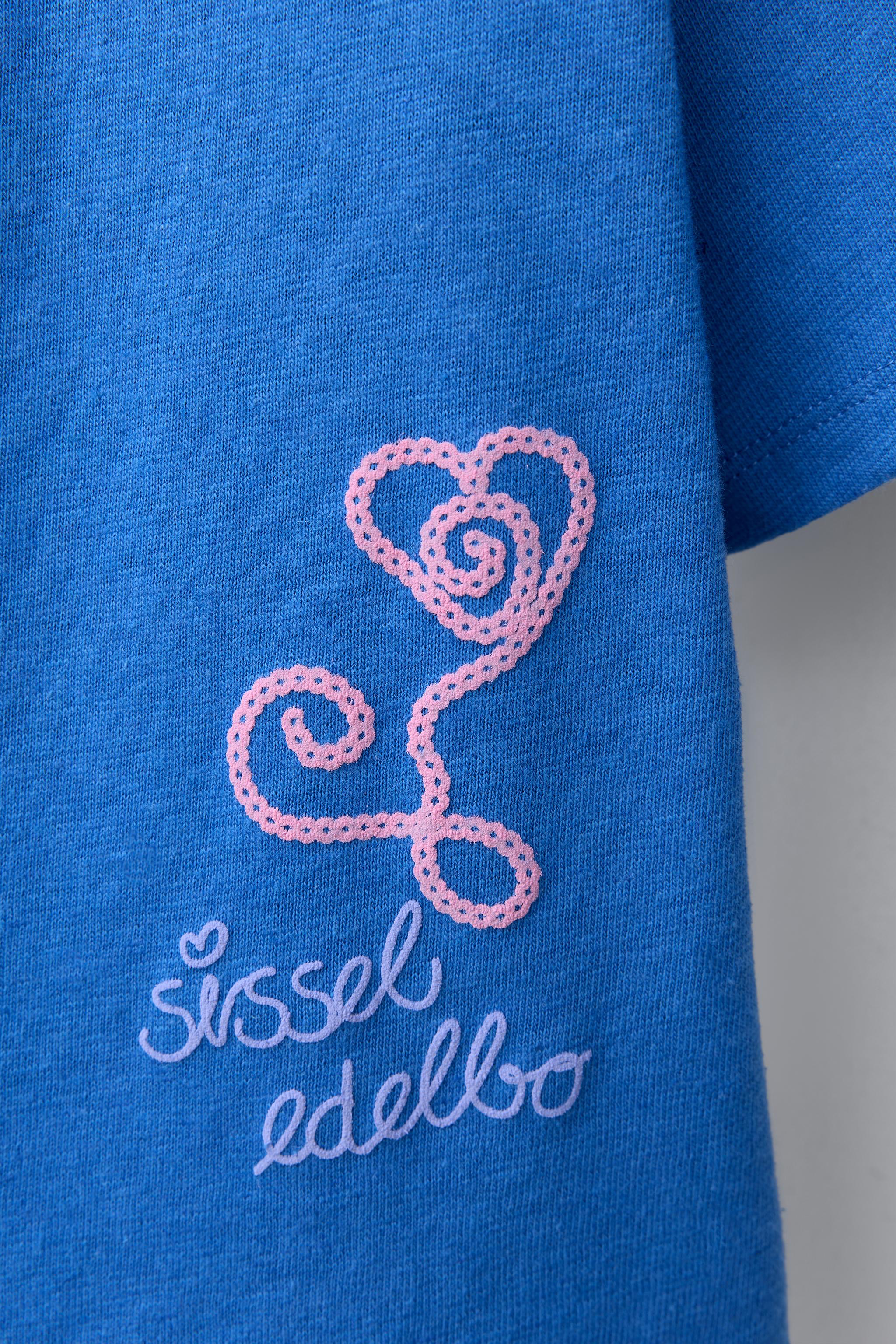 SISSEL EDELBO X ZARA KIDS EMBROIDERED T-SHIRT